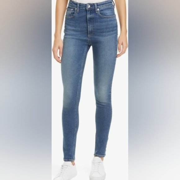 RAG & bone Jane super high rise skinny jeans size 34 - Picture 1 of 6